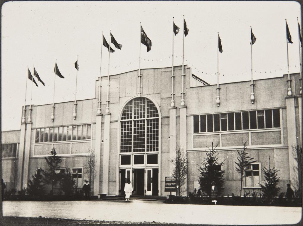 An exhibition pavilion
