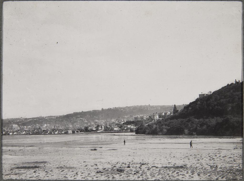 Looking across Lake Logan to the site