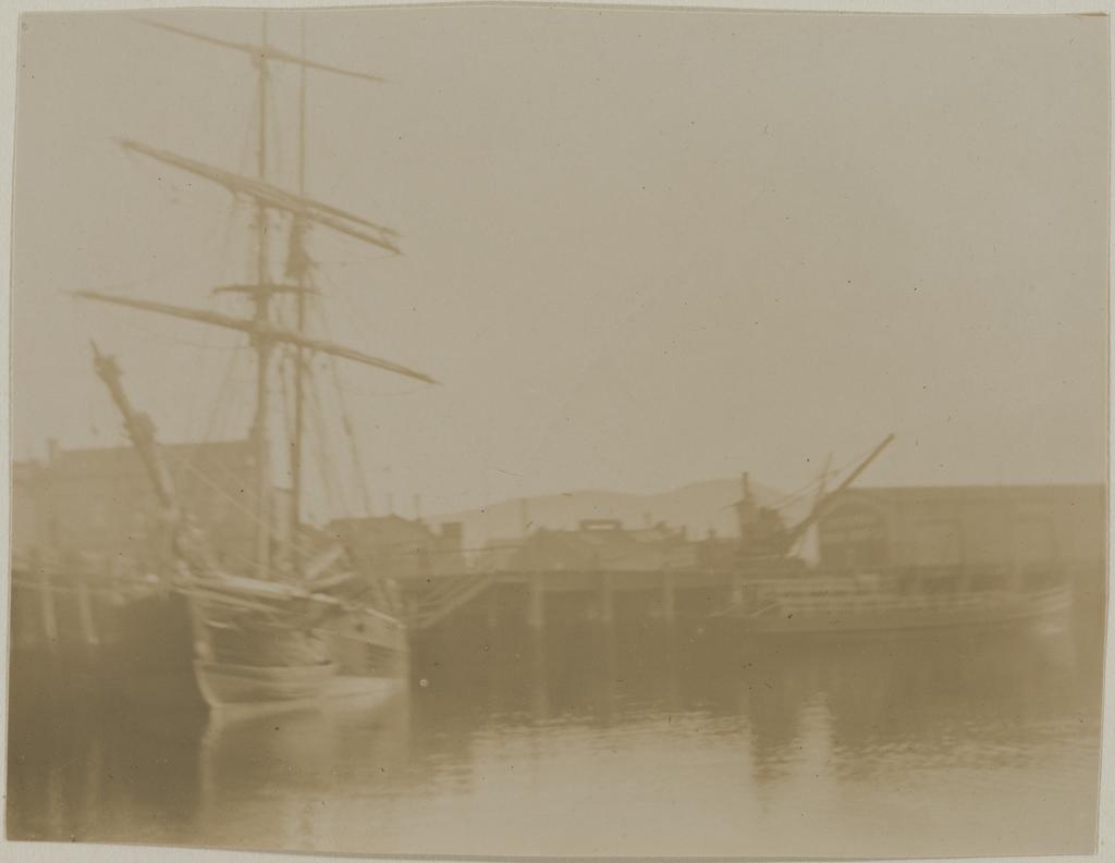 Schooners at X Wharf, Dn
