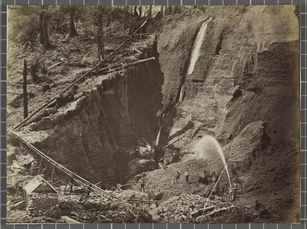 A Sluicing Claim near Westport, Province of Nelson