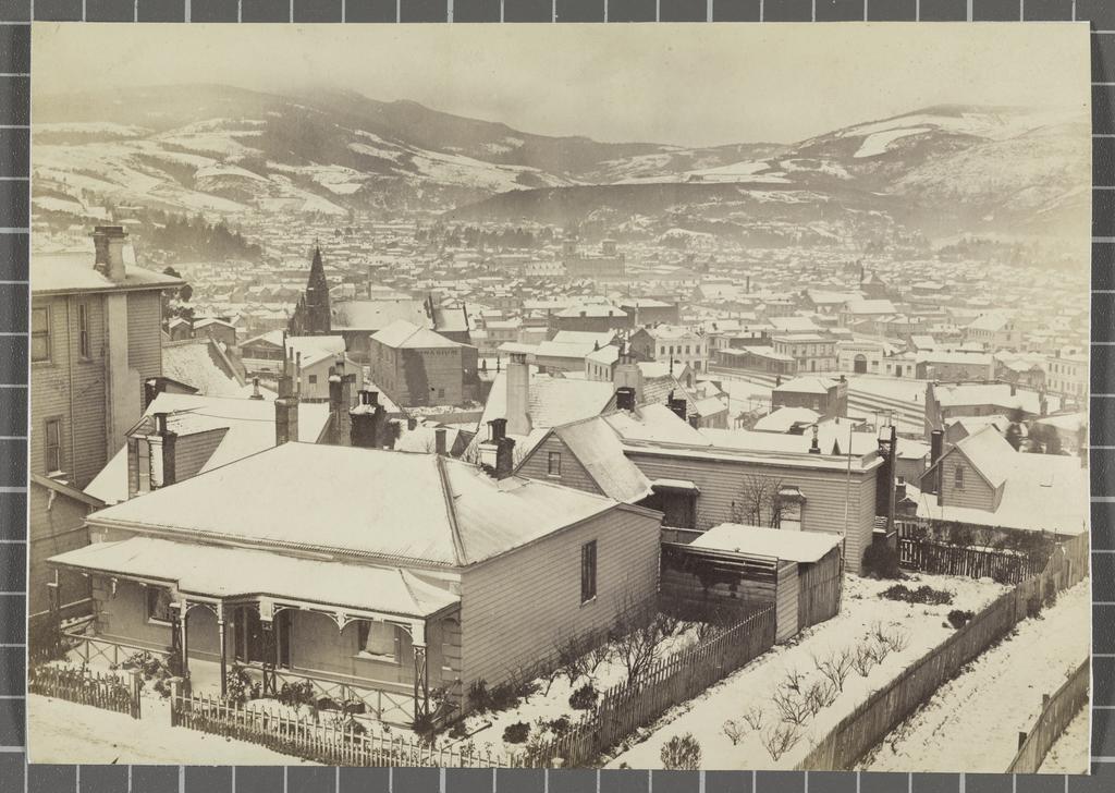 Dunedin under snow