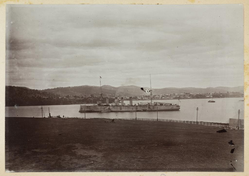 'HMS Powerful' on River Derwent