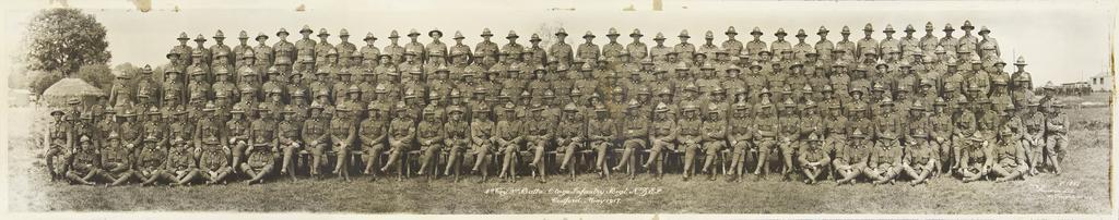 4th Coy 3rd Battalion, Otago Infantry Reg. N.Z.E.F. Codford