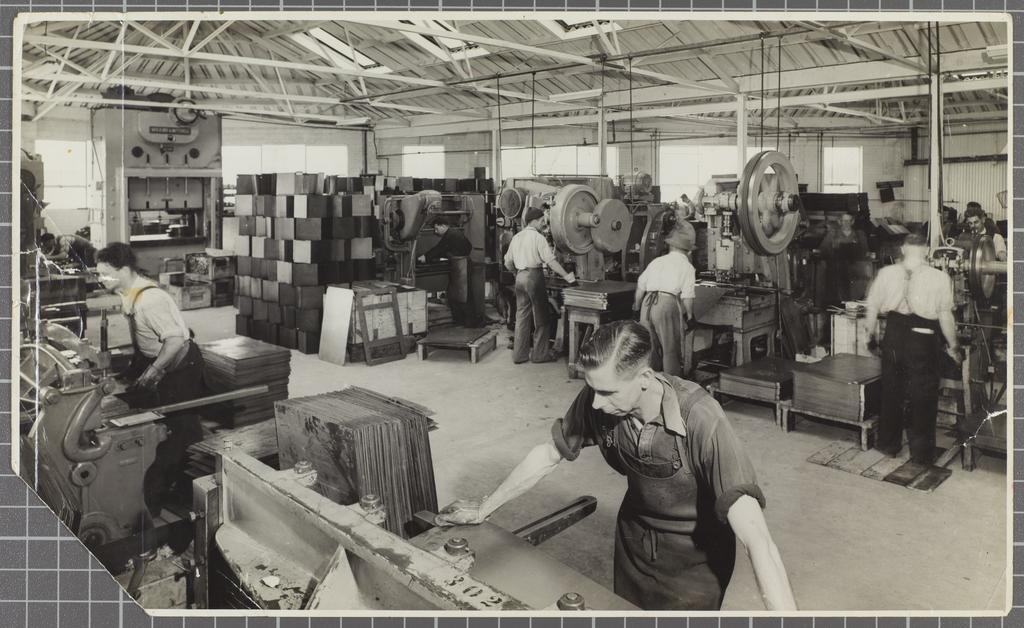 Brinsley and Co.  A view of a section of the press shop 