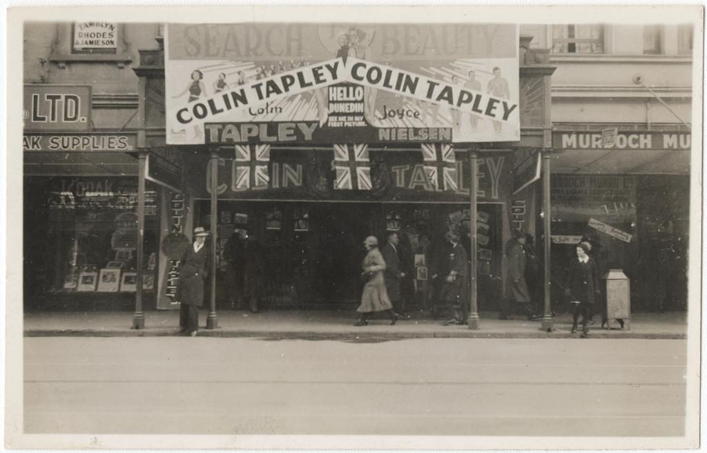 Advertising for Colin Tapley