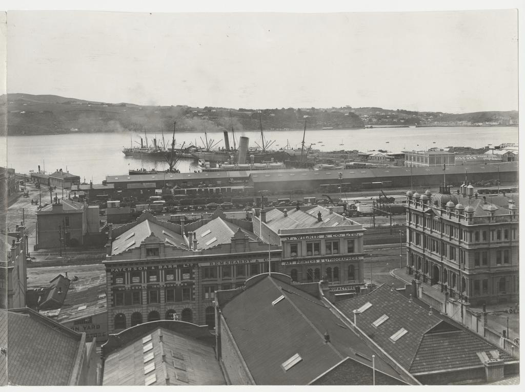 Wharves and shipping panorama part one
