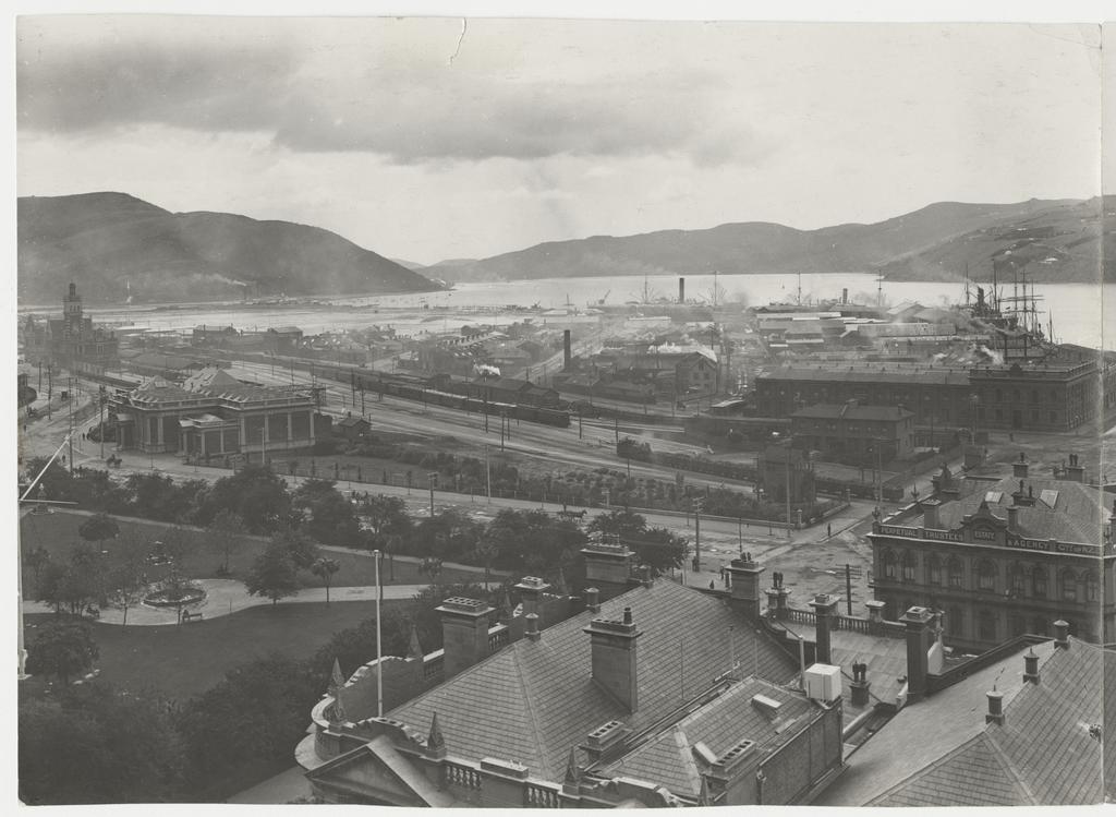 Wharves and shipping panorama part two