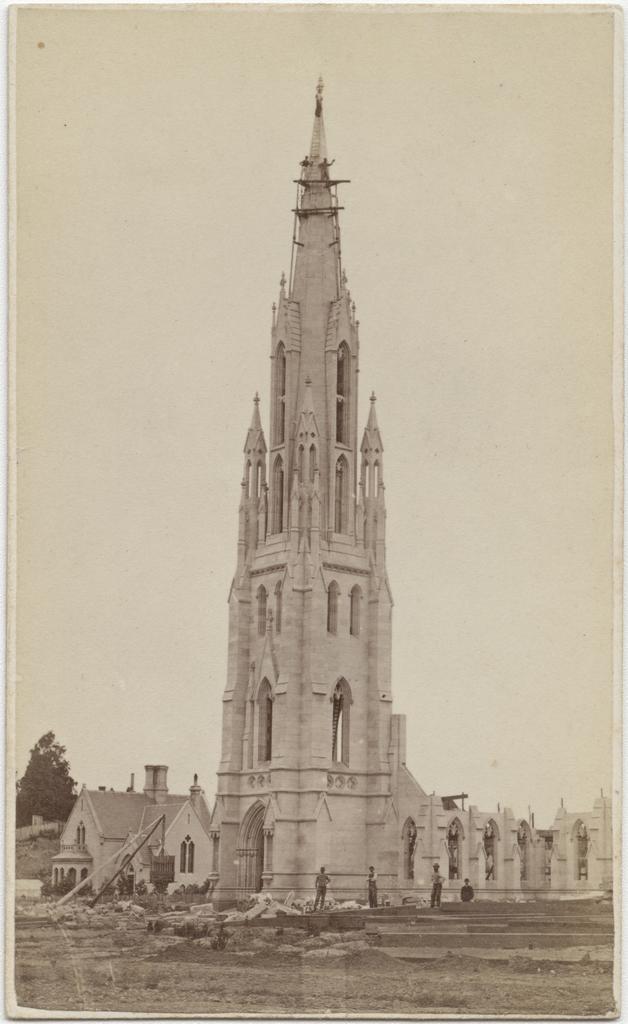 First Church, before completion