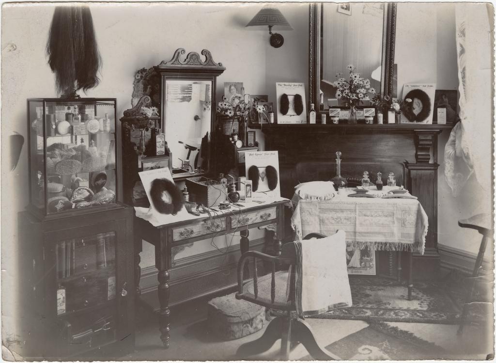 A.M. Hendy, room for electrolysis and scalp massage