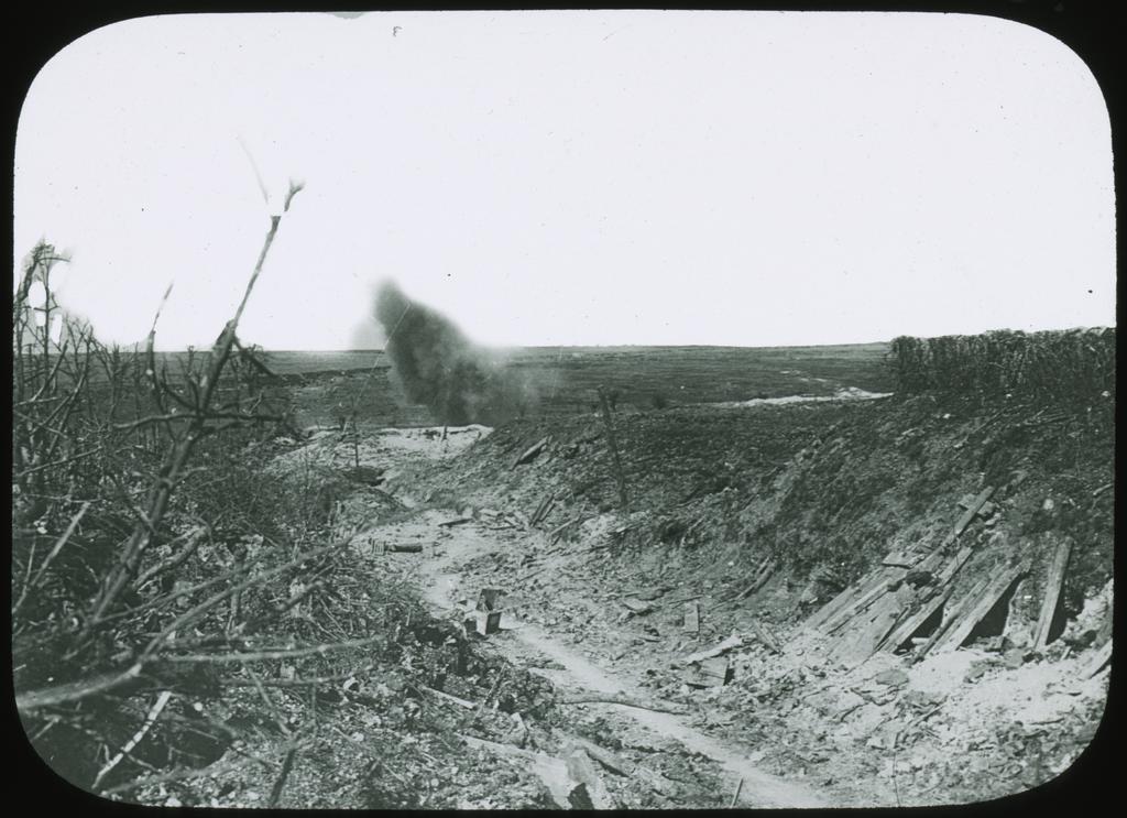 The Road of Death, the name given to the sunken road behind Courcelette
