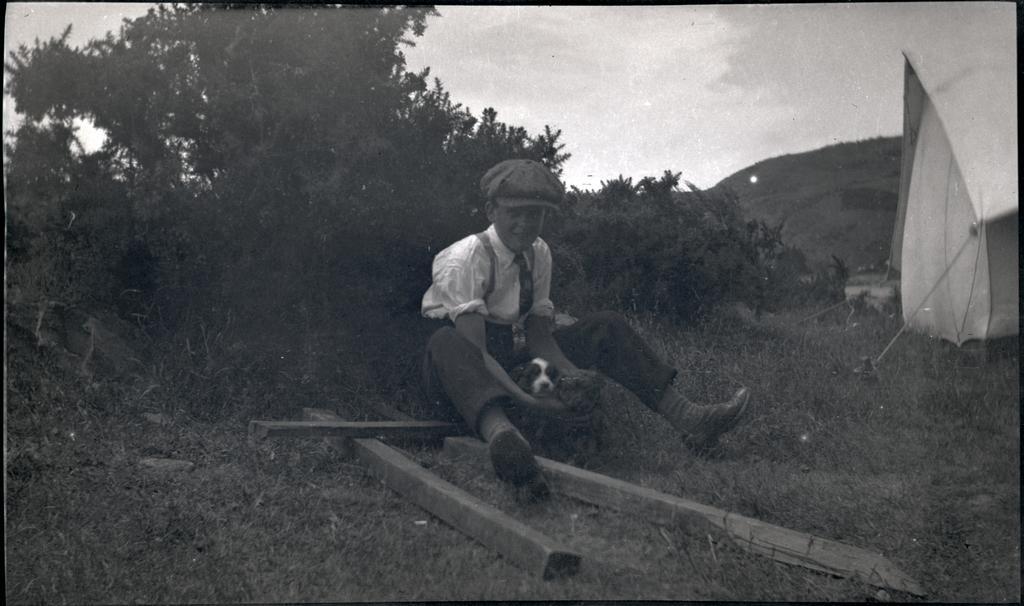 Lad with a dog, Beaumont