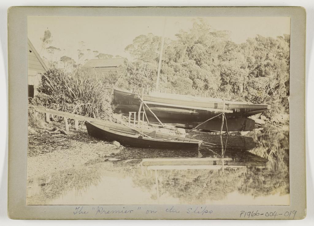 The 'Premier' on the slips, Dusky Sound