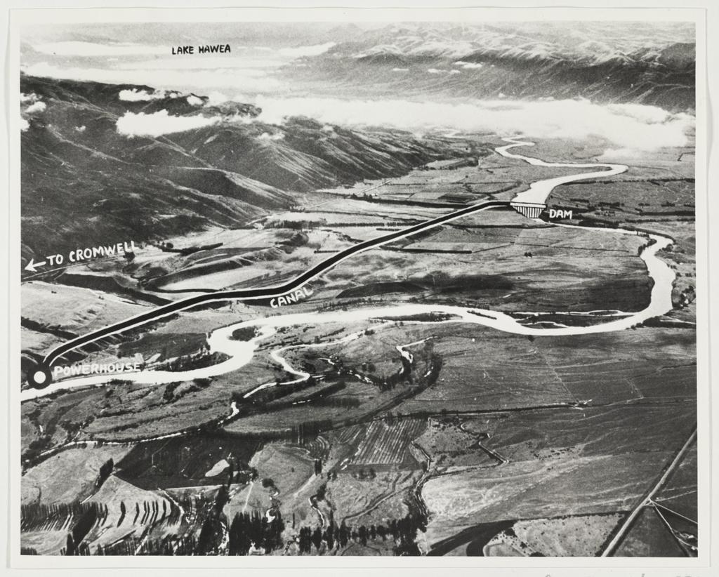 Clyde Dam projection