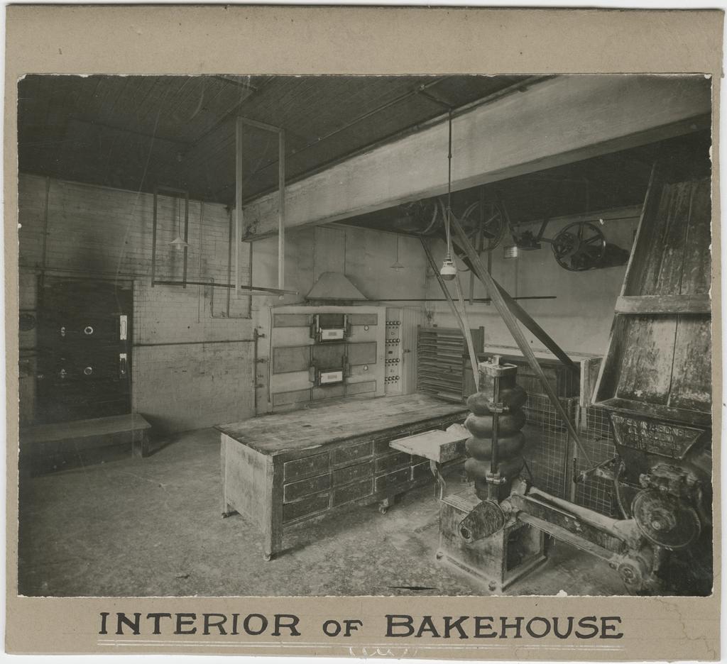 Interior of bakehouse