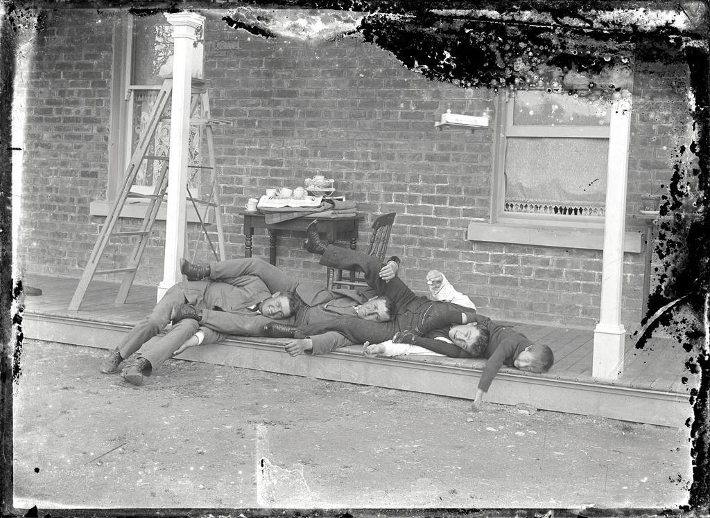 Group lying down