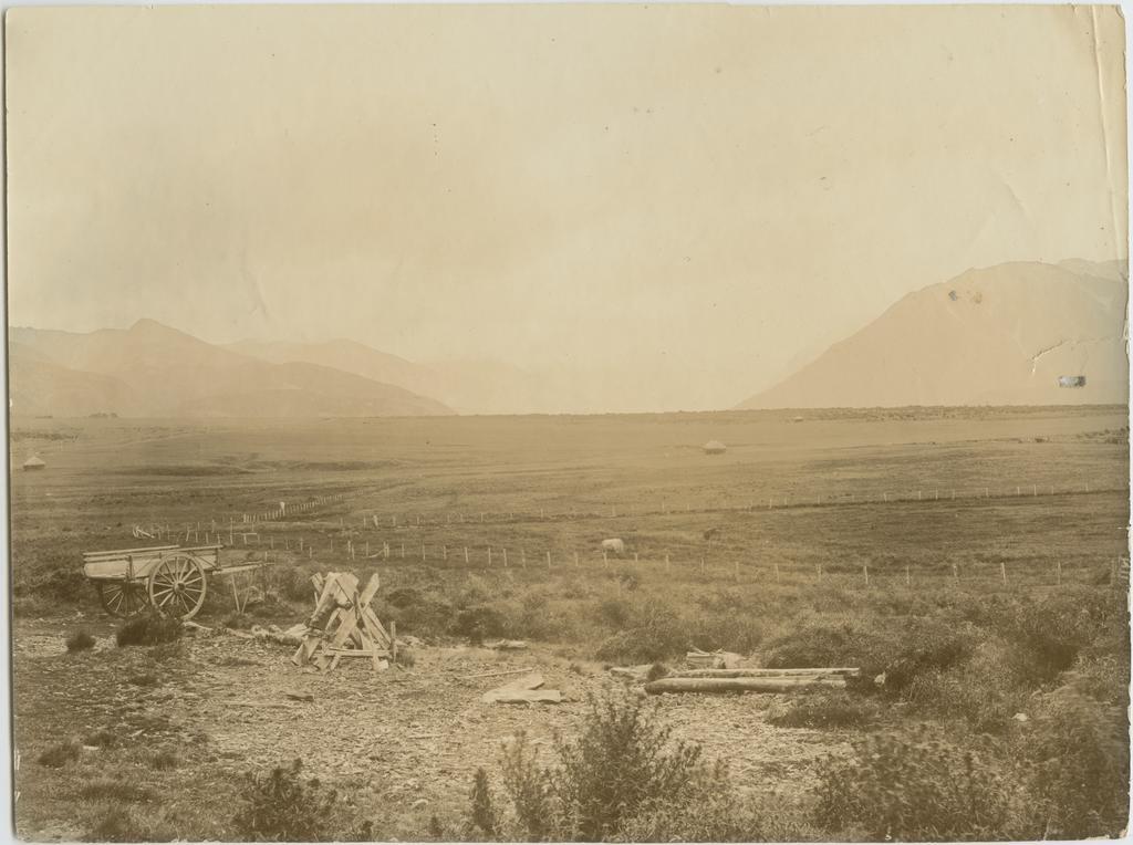 Plain looking towards the Southern Alps