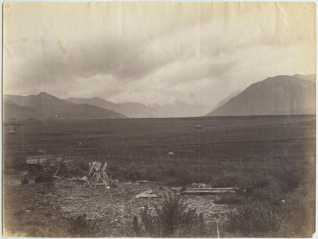 Plain looking towards the Southern Alps