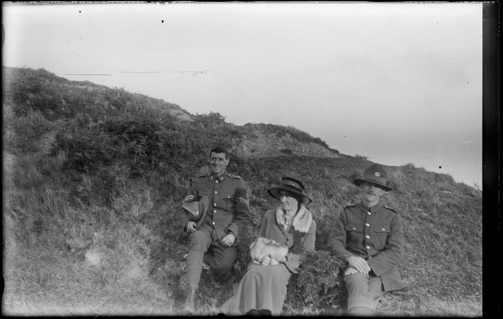 Myrtle, Rob and self, Featherston Domain