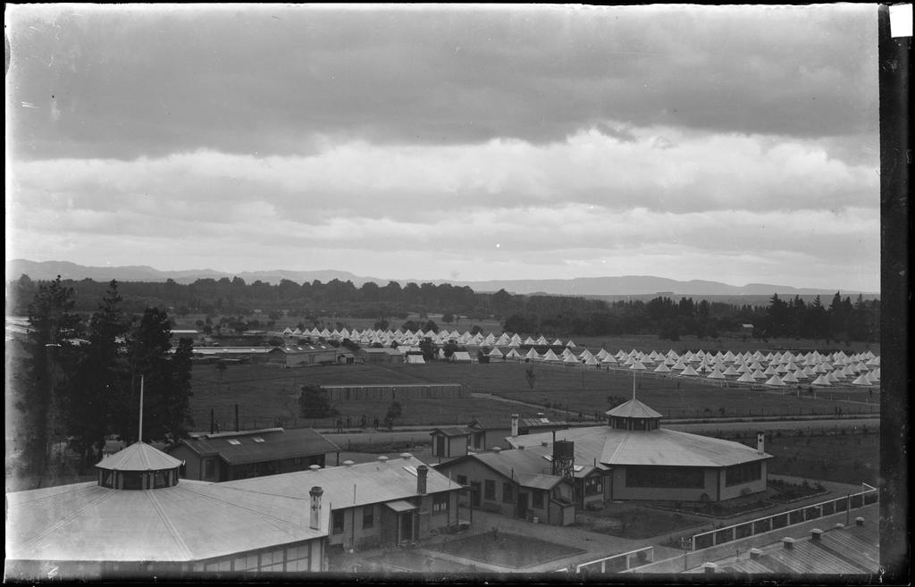 Featherston Hospital and canvas camp