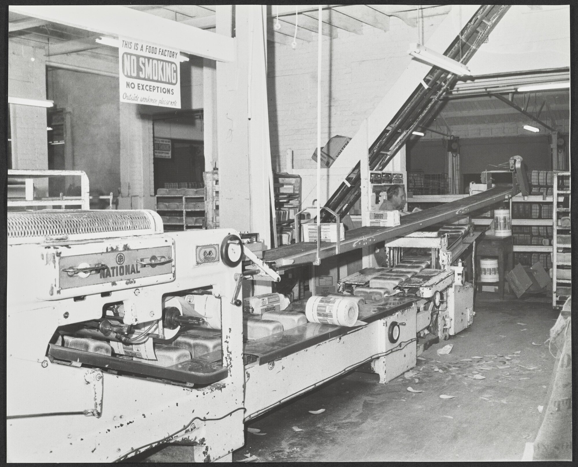 Wrapping machine at Laurenson's Bakery