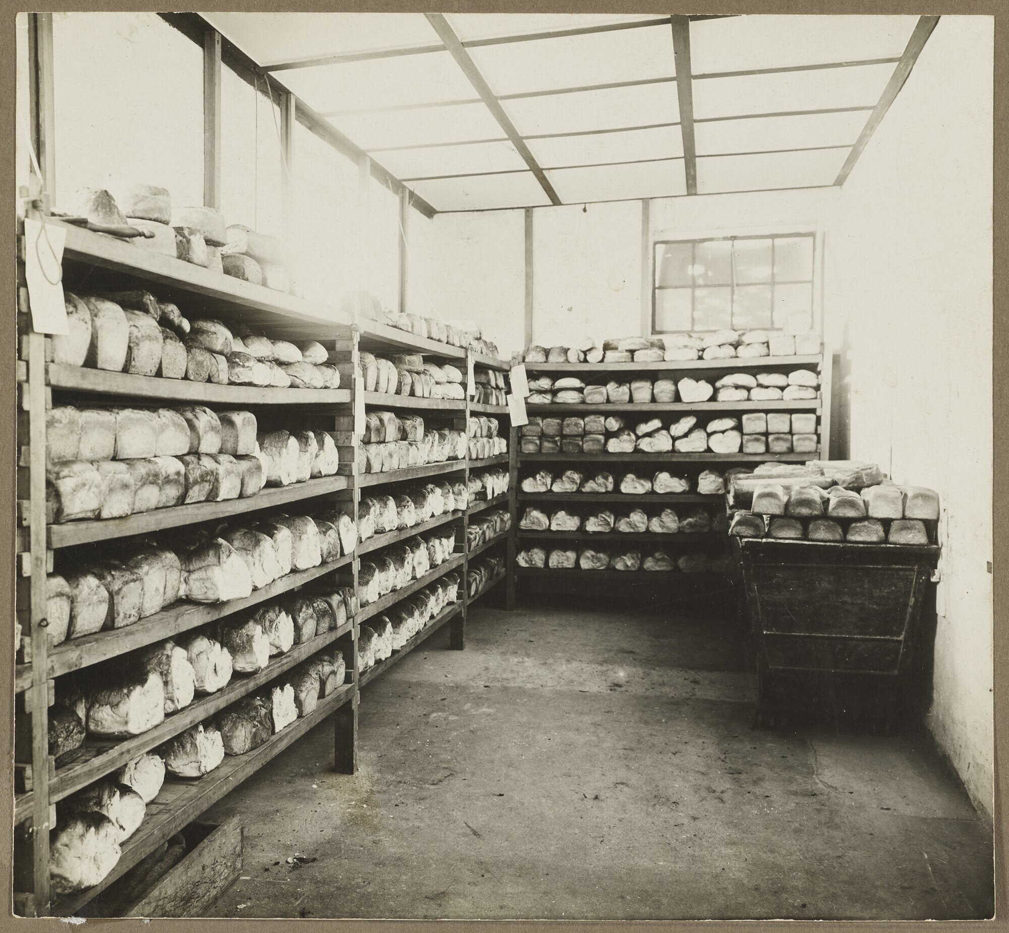 A day's bake of bread at Laurenson's Bakery