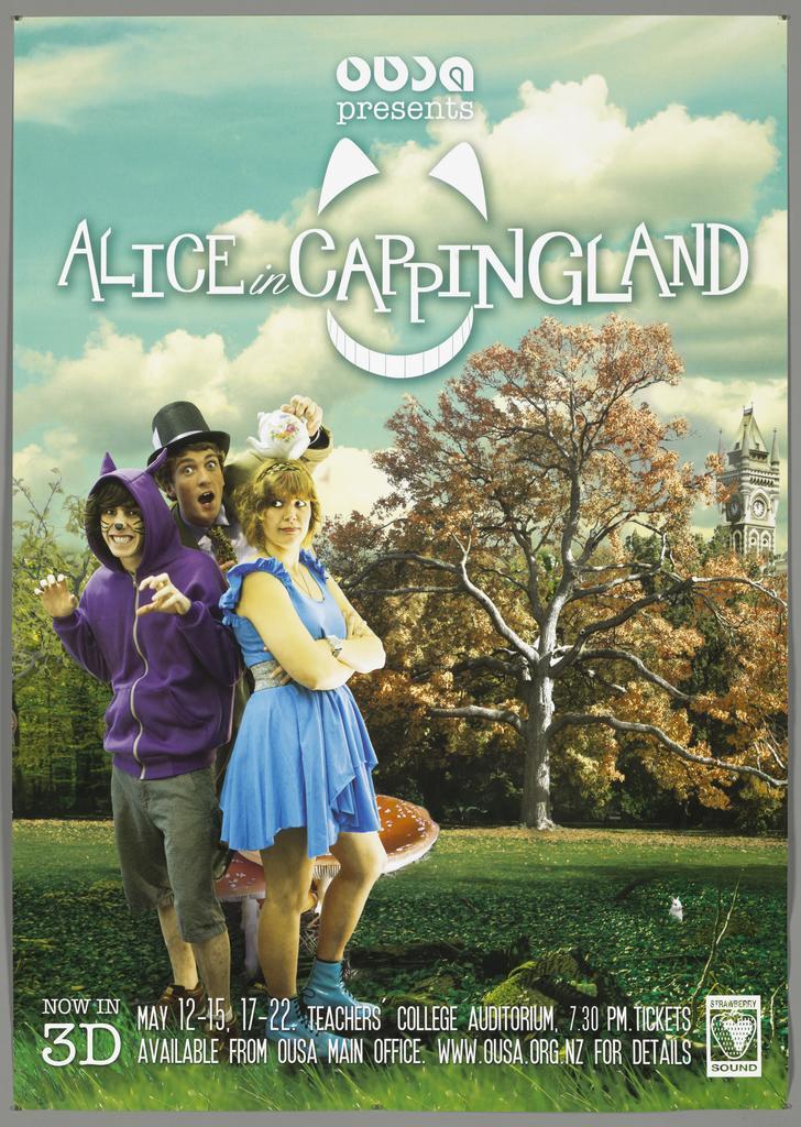 "OUSA presents Alice in Cappingland"