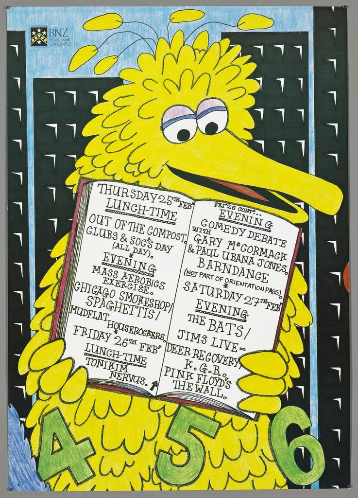 "[OUSA Sesame Street Orientation.] Thursday 25th Feb ..."