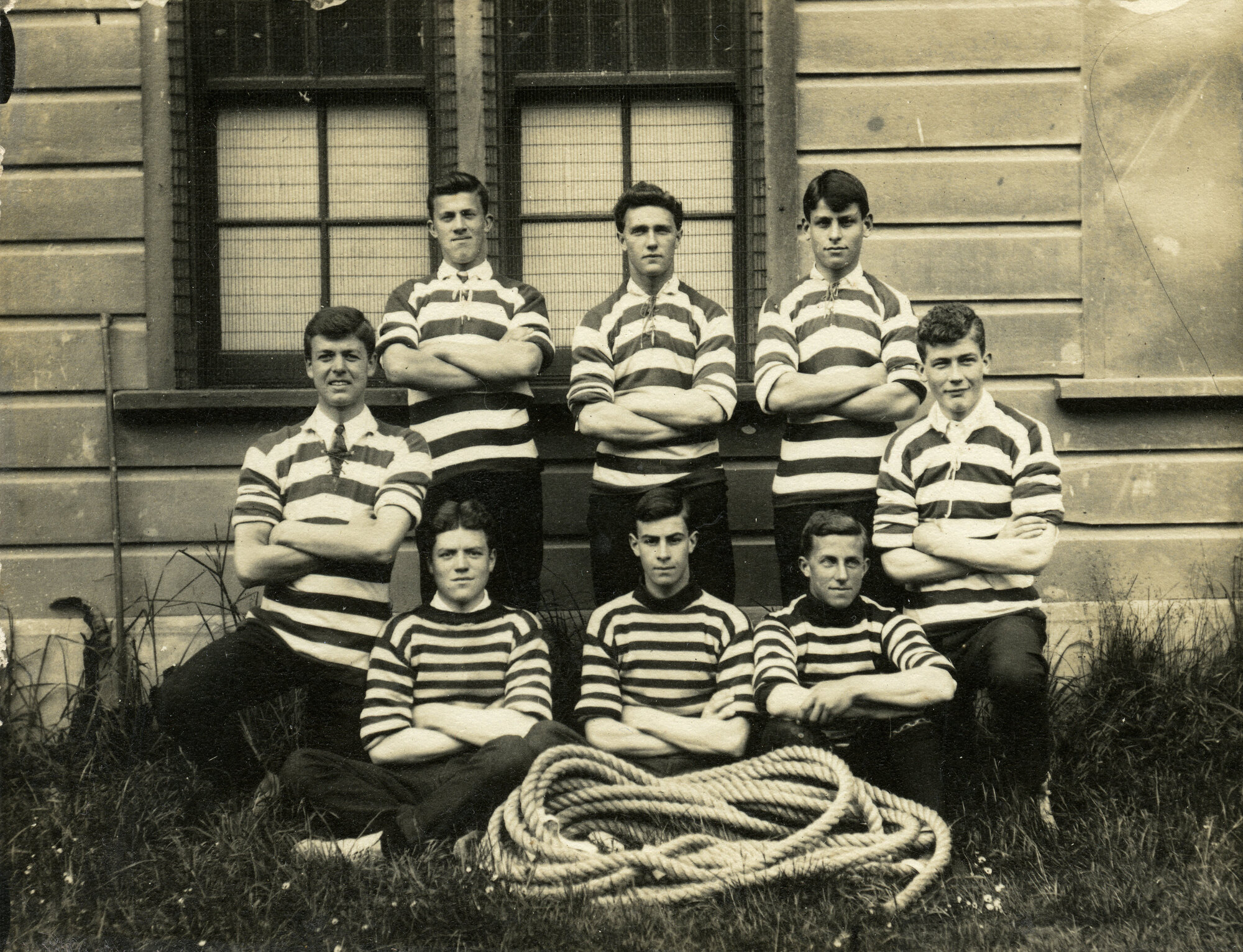 Otago Boys' High School Upper V tug-of-war team