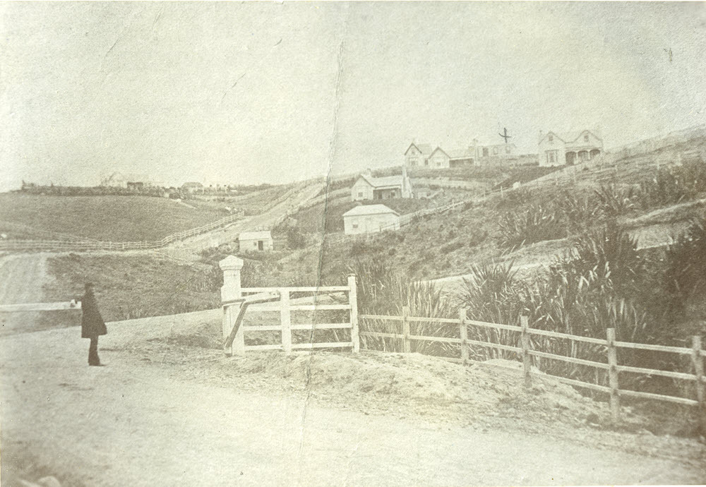 The toll gate on City Road, Dunedin