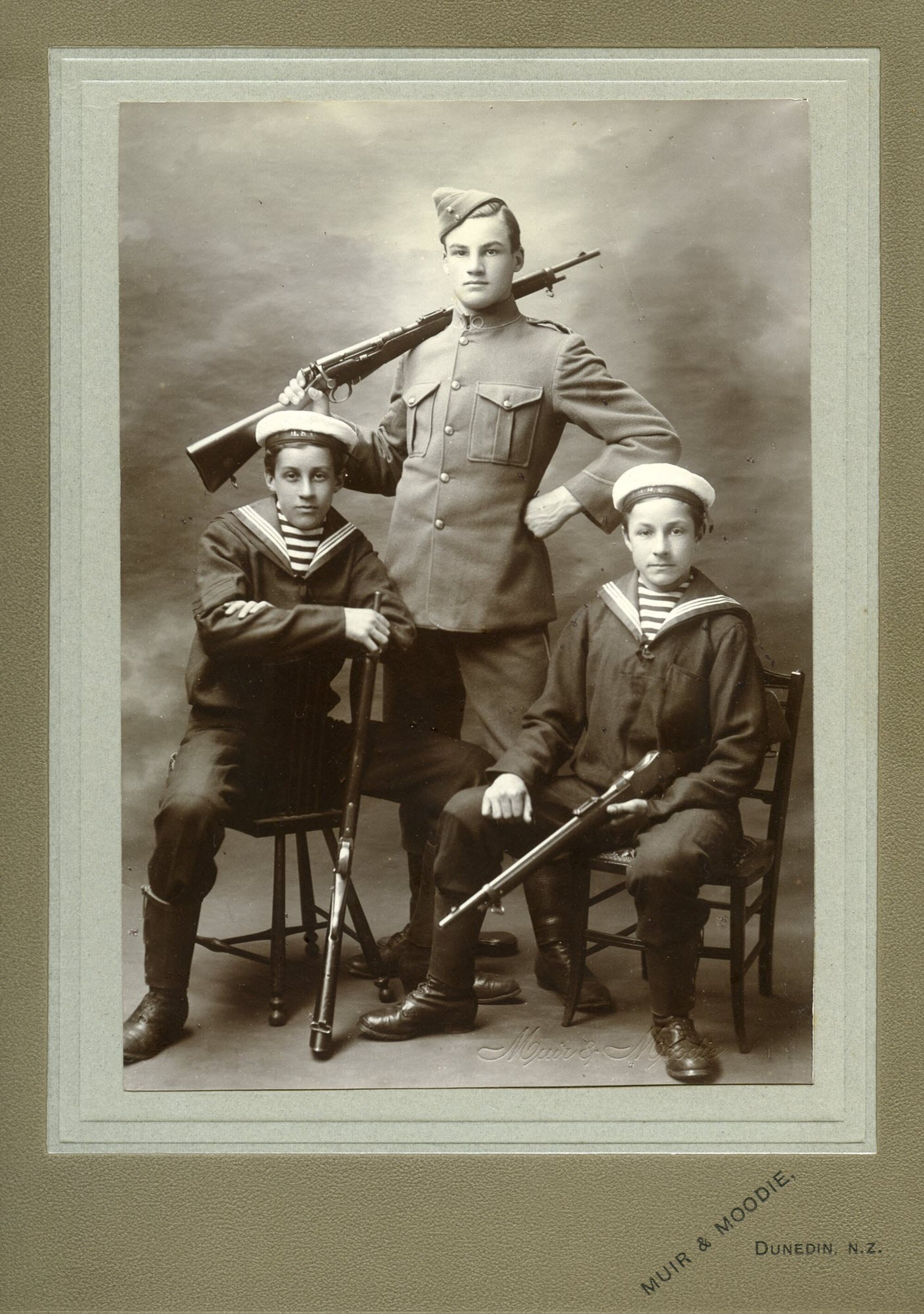 The Dawson brothers as boys