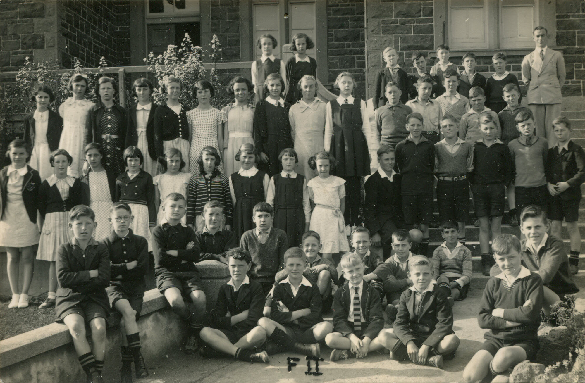 Standard 6, Kaikorai School, 1937