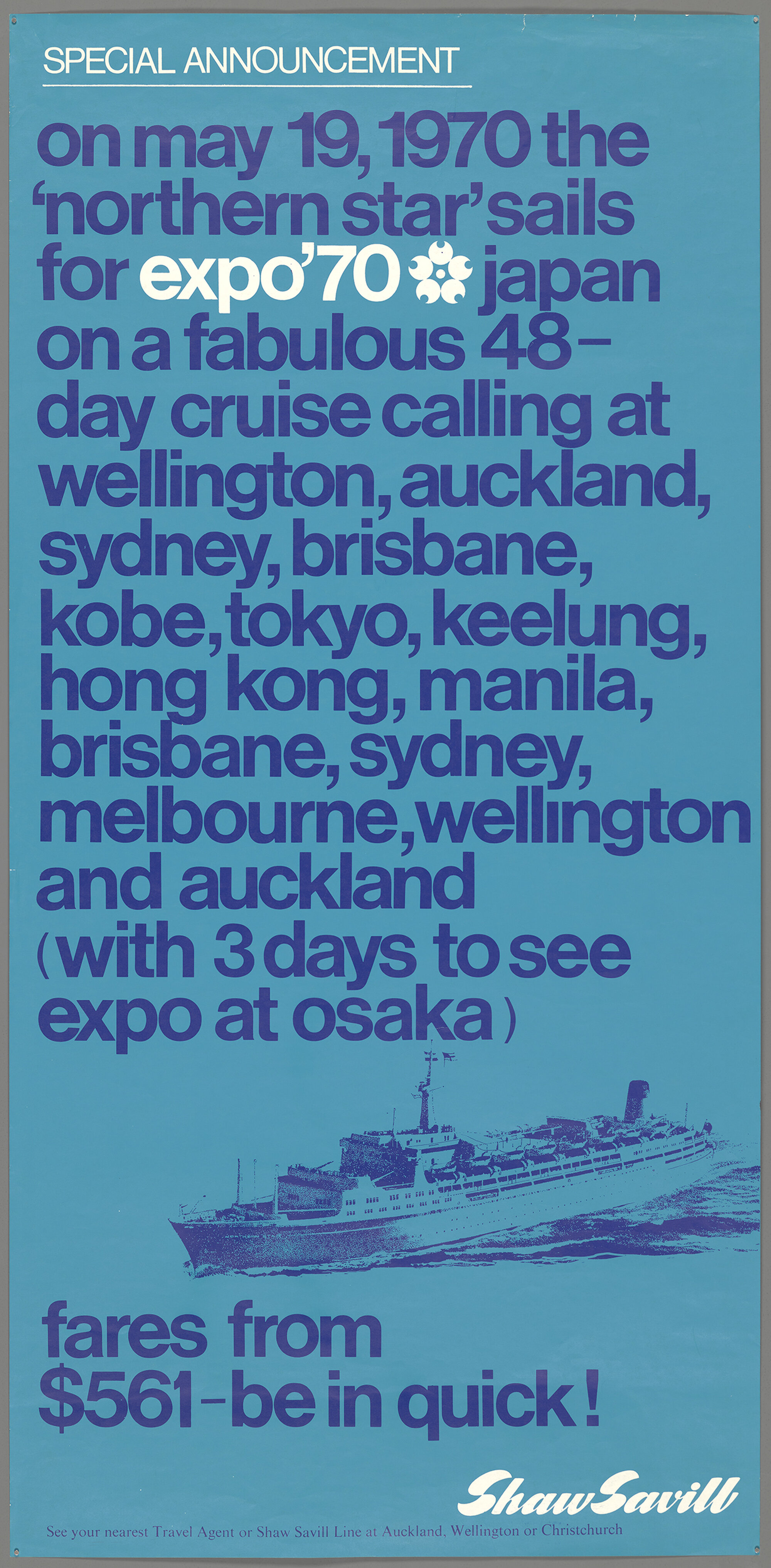 "Special Announcement"