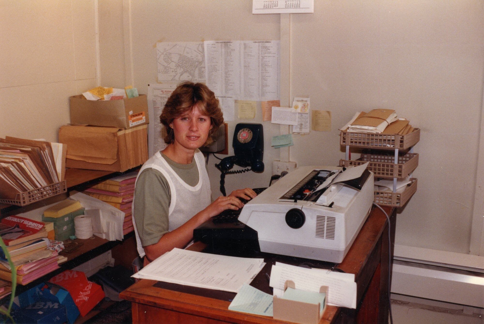 Jen Westergaard, typist at Brodrick, Parcell &amp; McKay