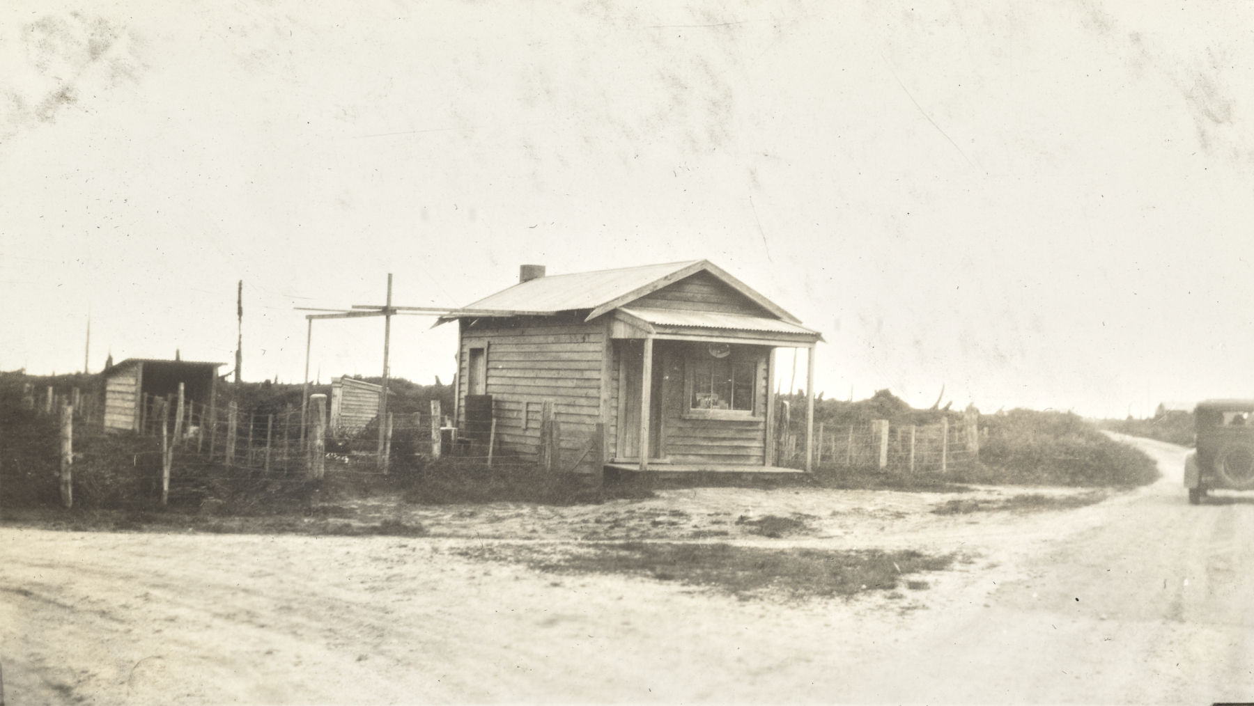 Mrs Robins' store at Little Wanganui