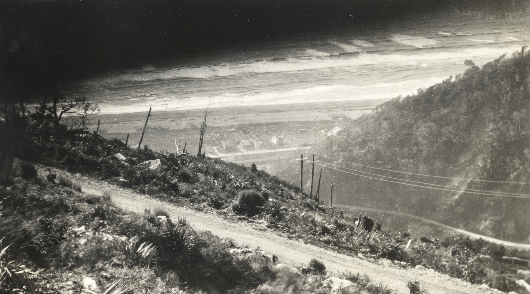 'View of Granity and Coast Line from Millerton Track'