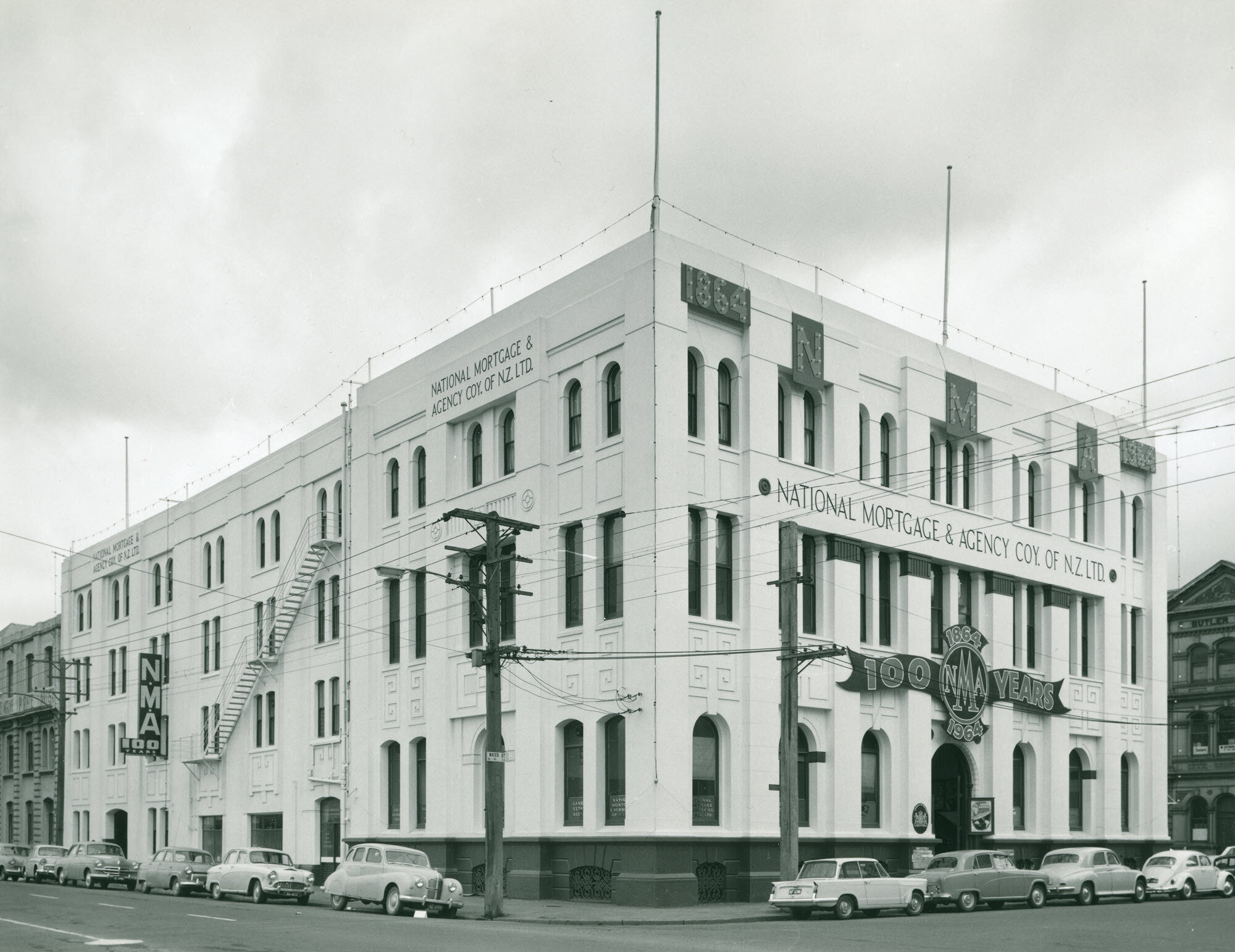 NMA Building, Water and Cumberland streets, Dunedin