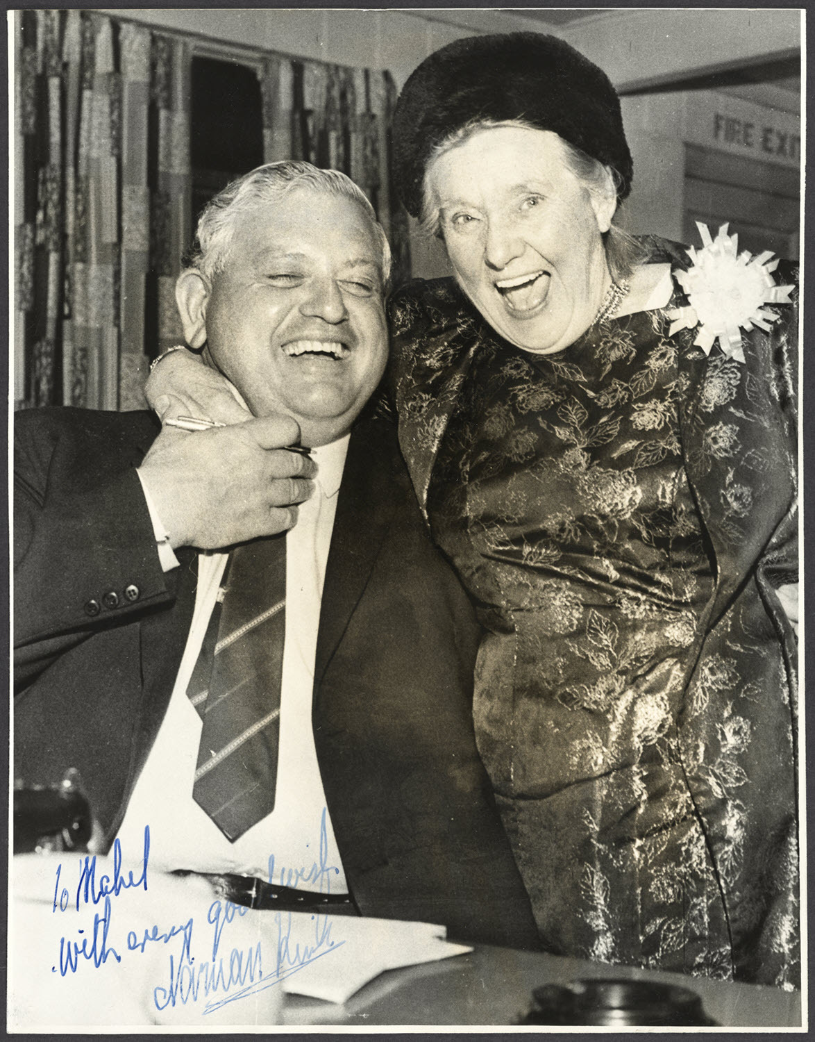 Norman Kirk and Mabel Howard