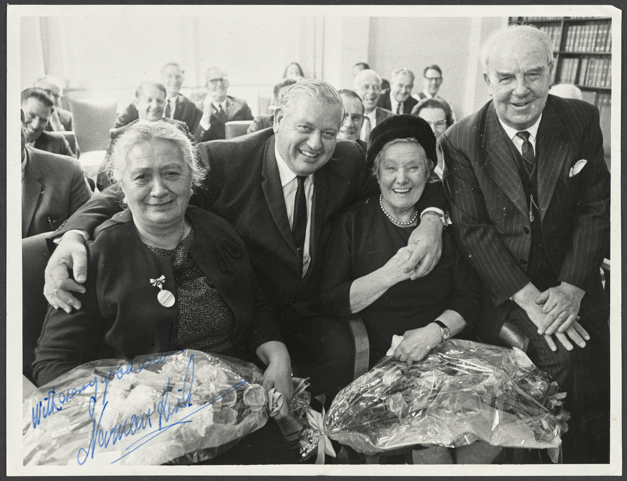 Iriaka Rātana, Norman Kirk, Mabel Howard, and Robert Macfarlane