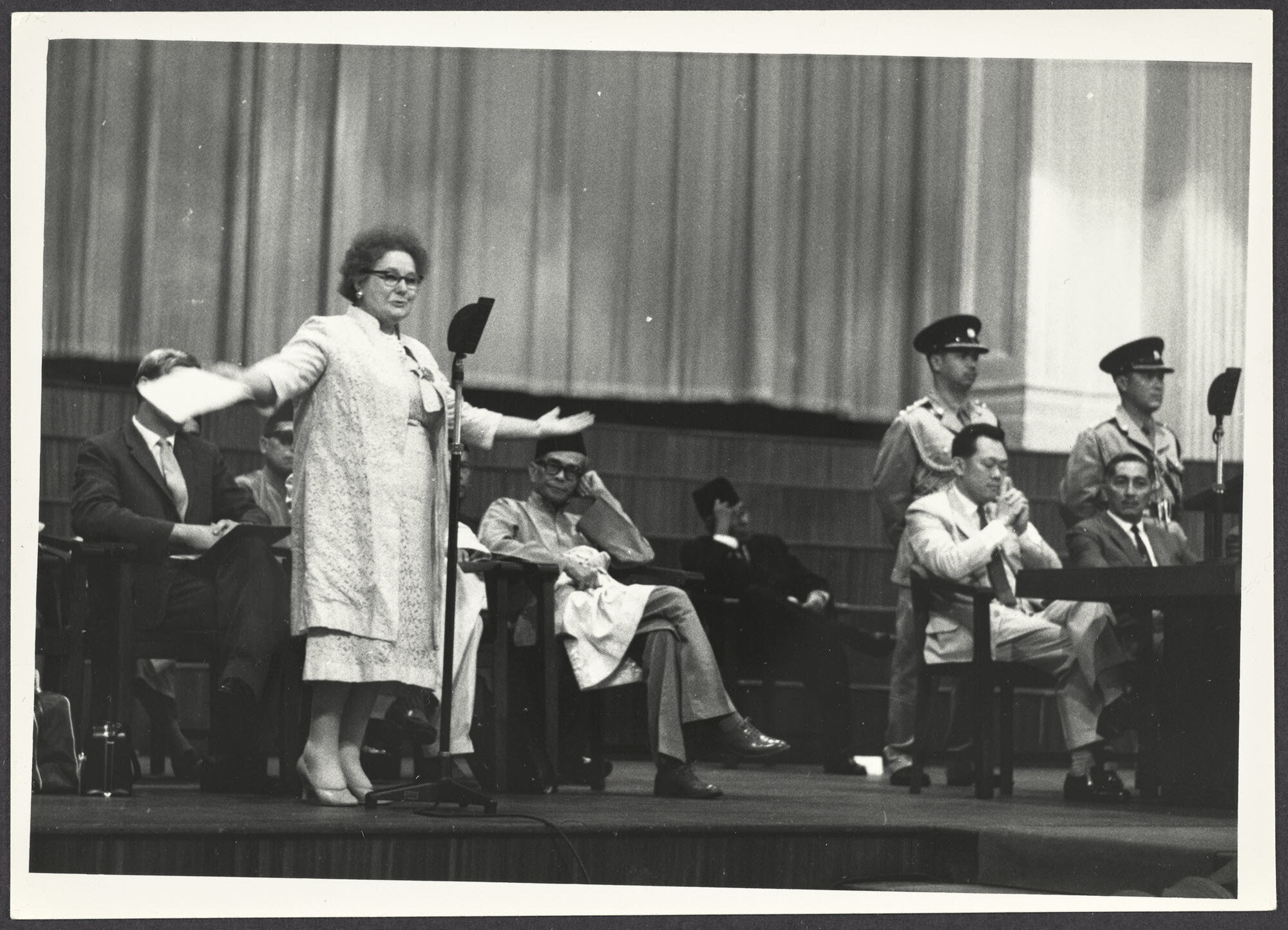 Mabel Howard at the Eighth Regional Conference of the Malaya-Borneo Group of the Commonwealth Parliamentary Association, Singapore