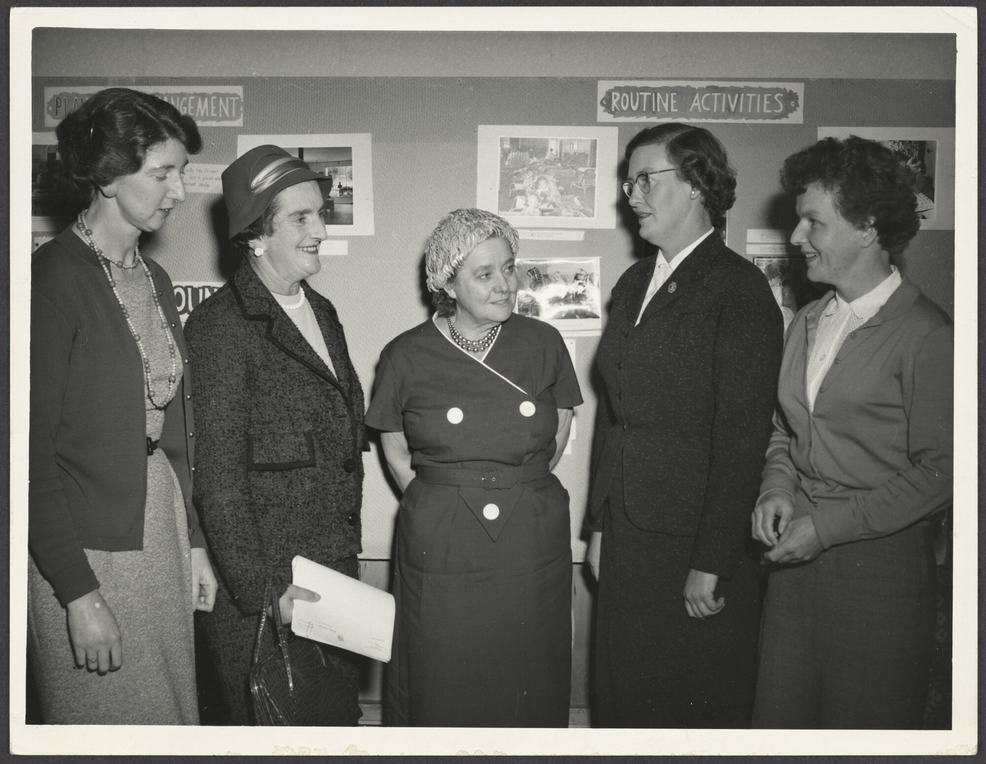 Mabel Howard and others at the Conference of Women Child Welfare Officers