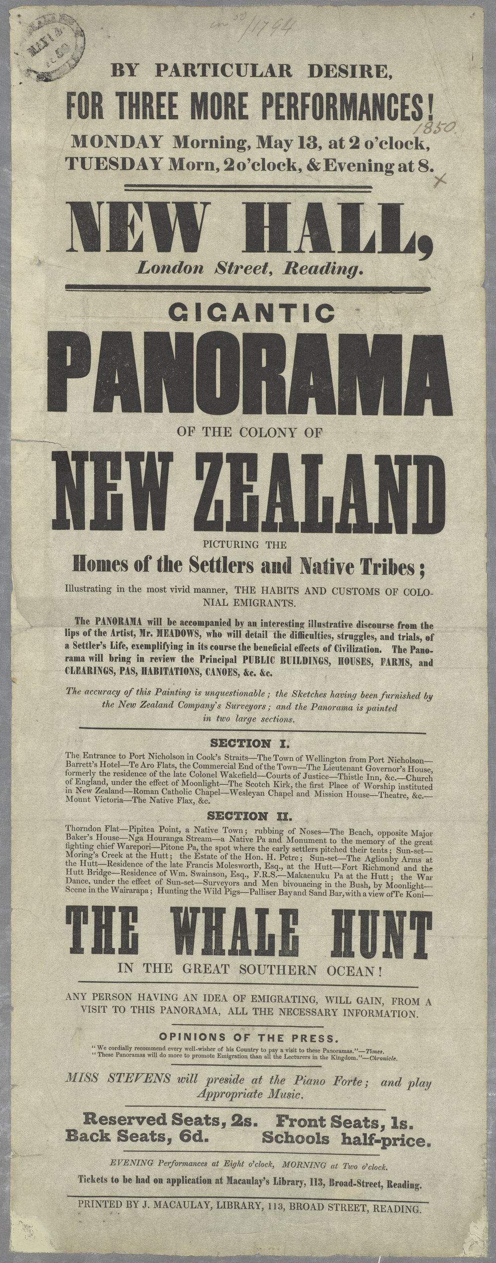 "Gigantic Panorama of the Colony of New Zealand"