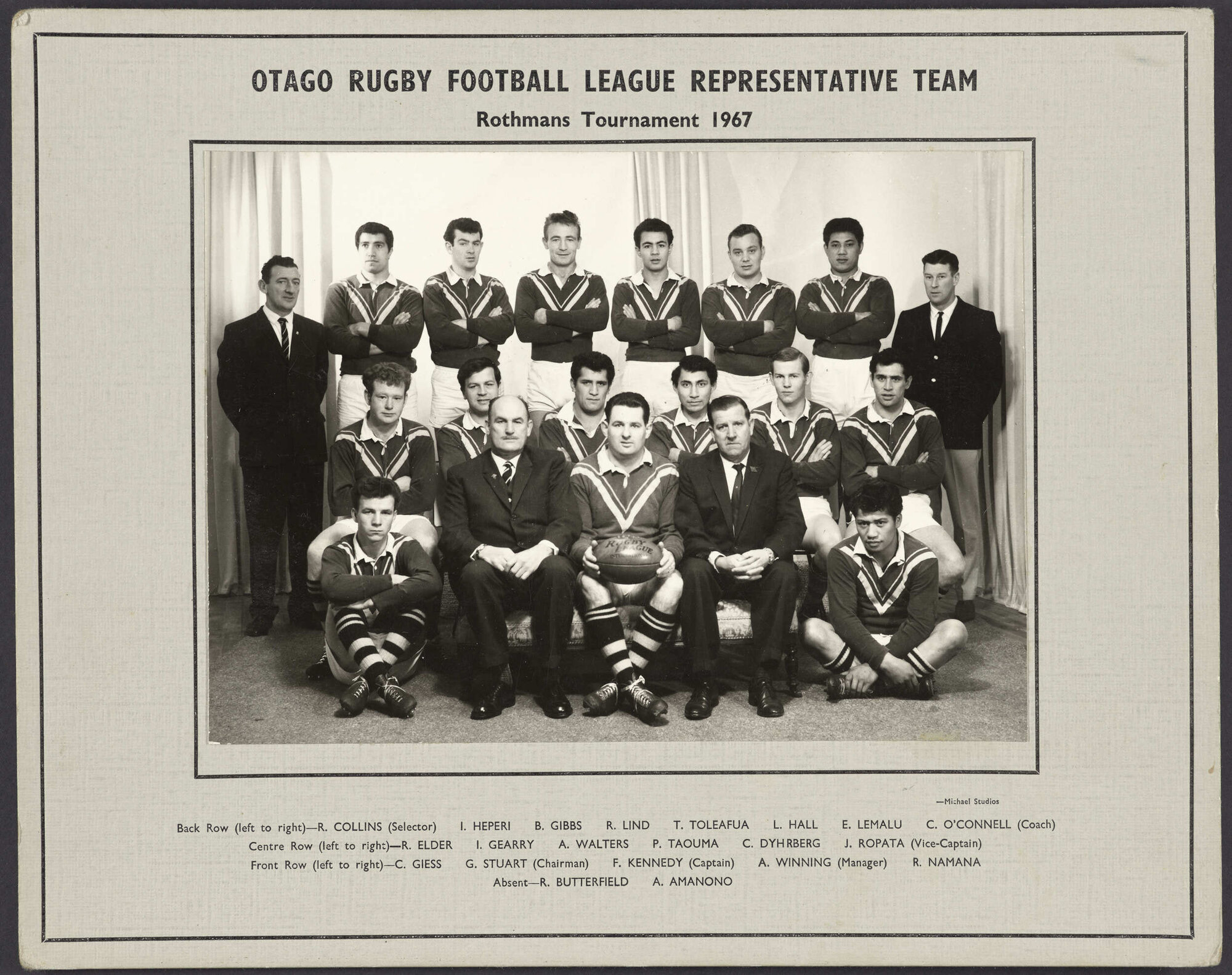 Otago Rugby Football League Representative Team 