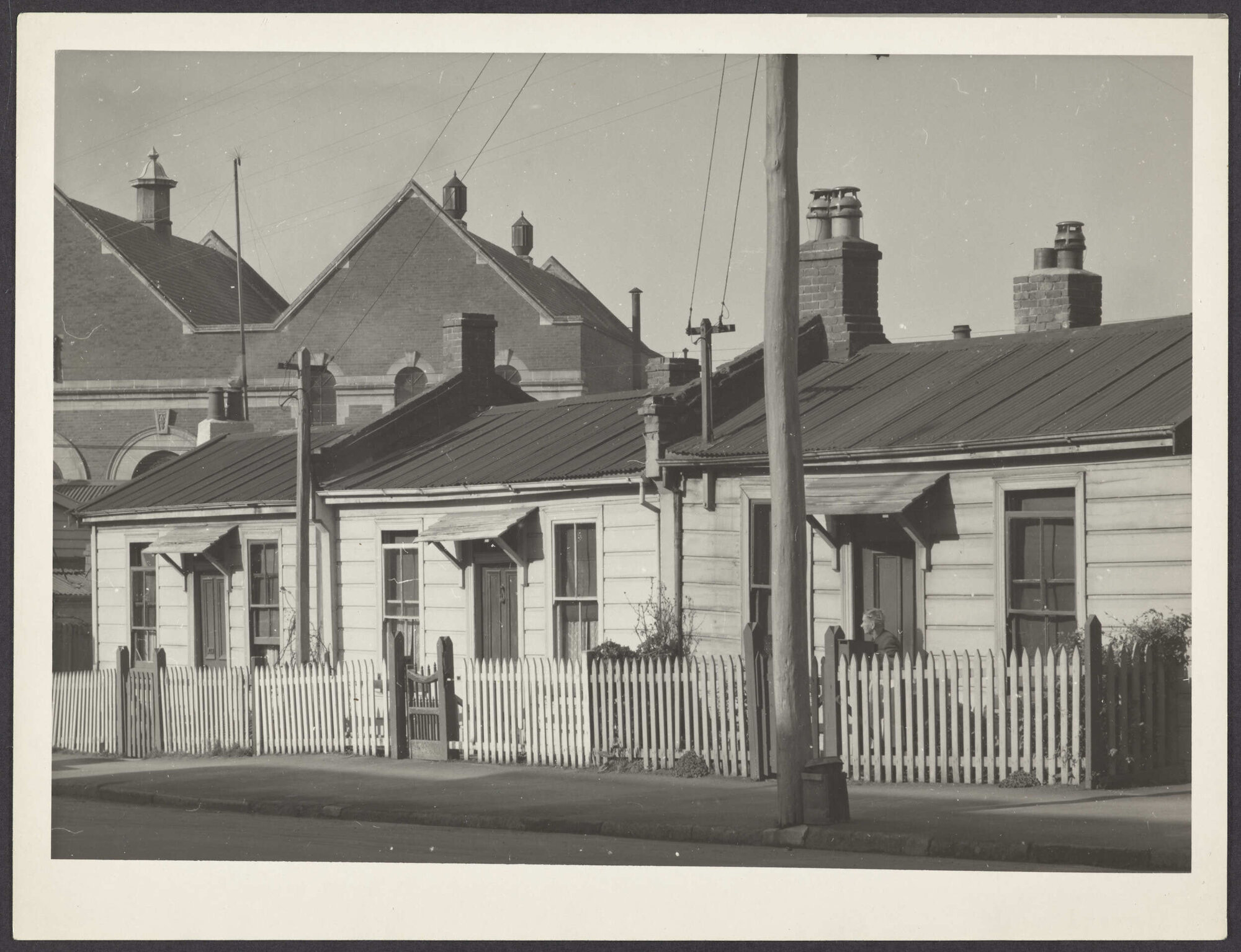Semi-detached cottages in lower York Place