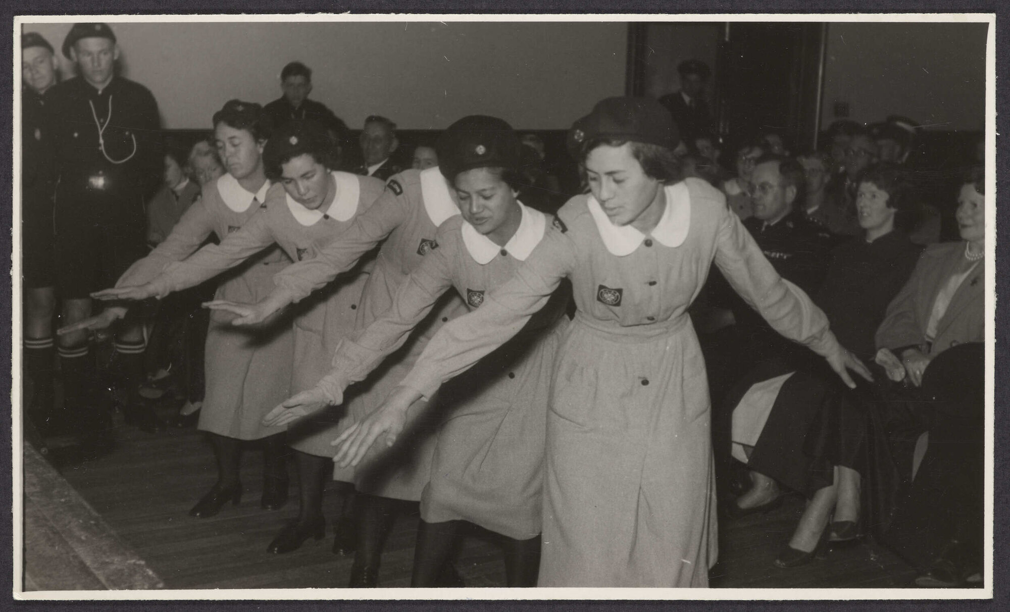 Waiata aringa at a St John Ambulance Association event