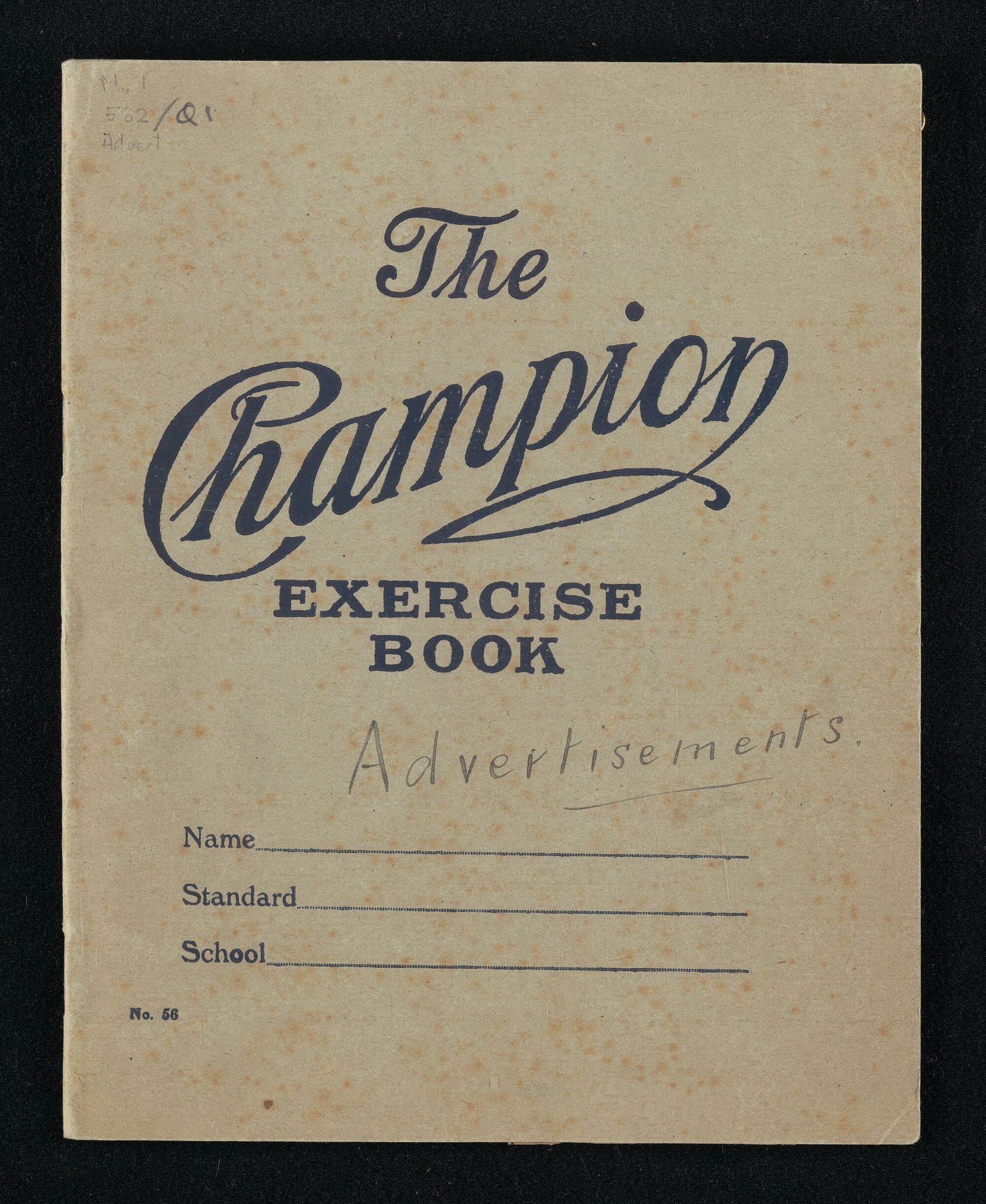 Volume of advertisements for Herries' shop, number 1