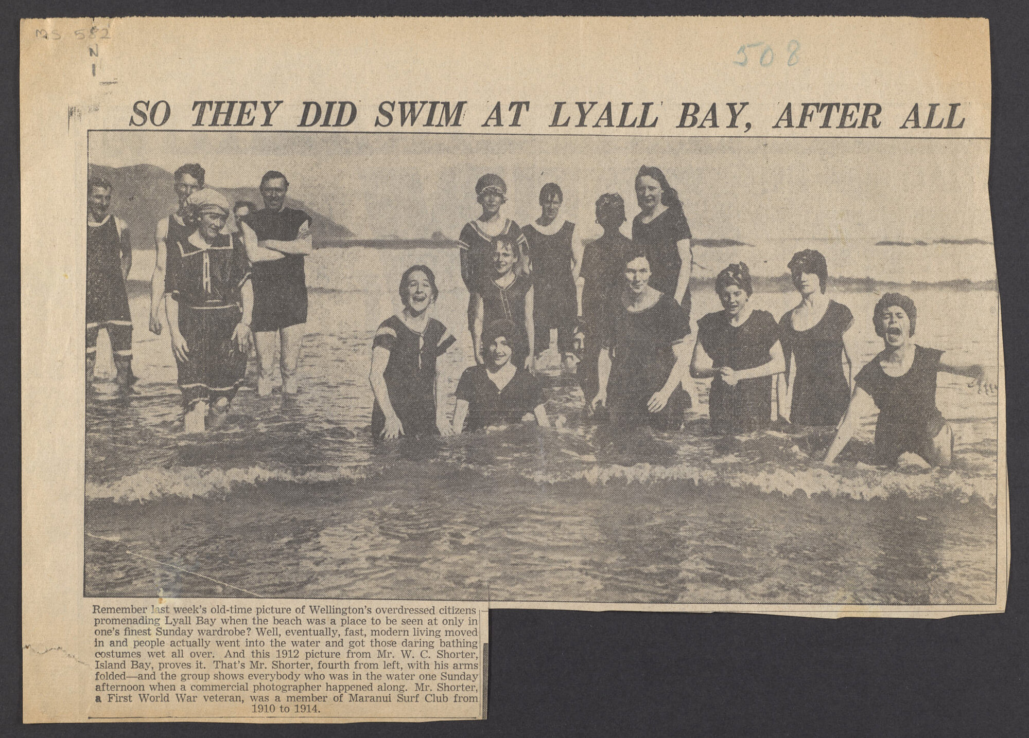 Newspaper clippings of illustrations