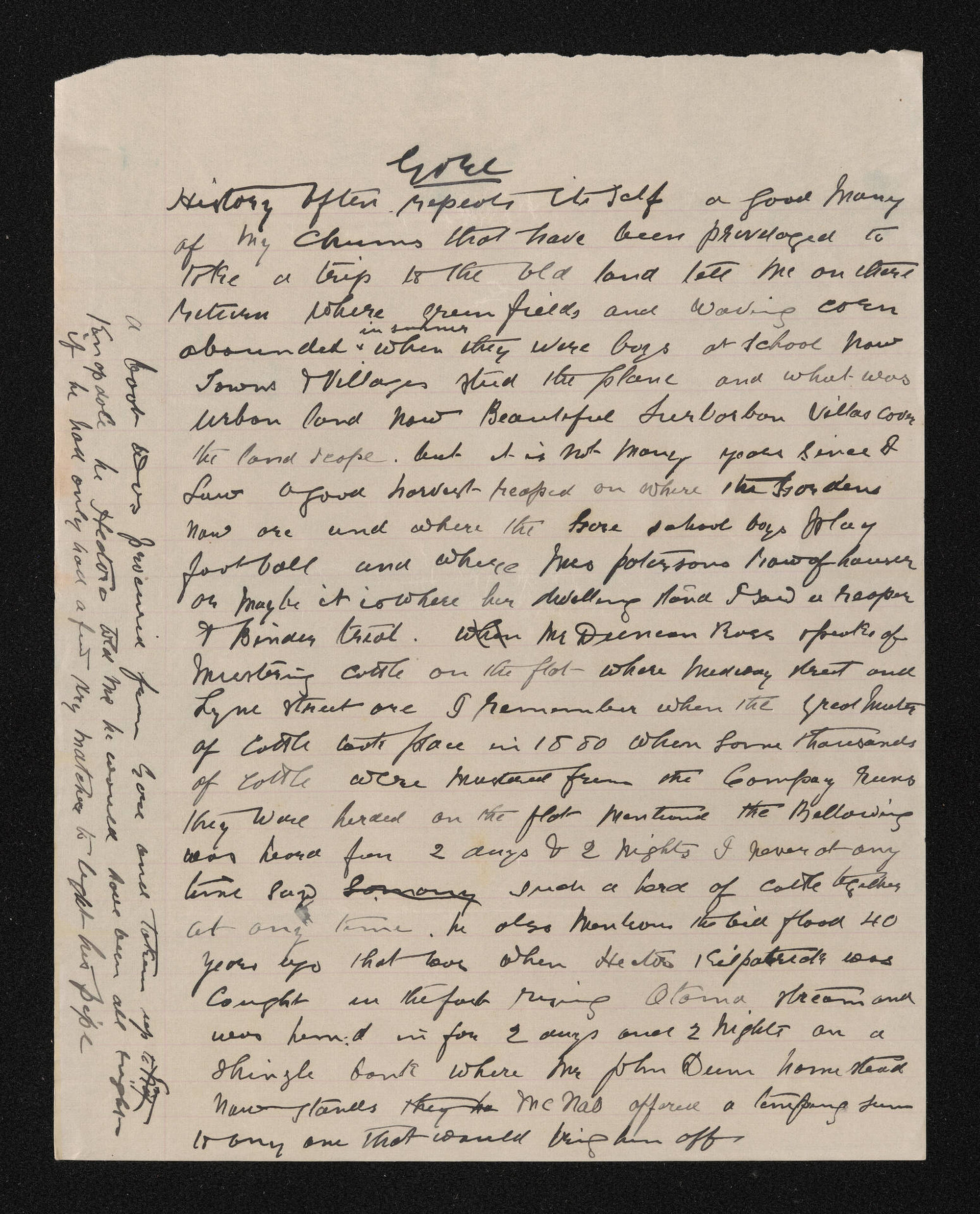 Manuscript, n.d., by Andrew Aiken