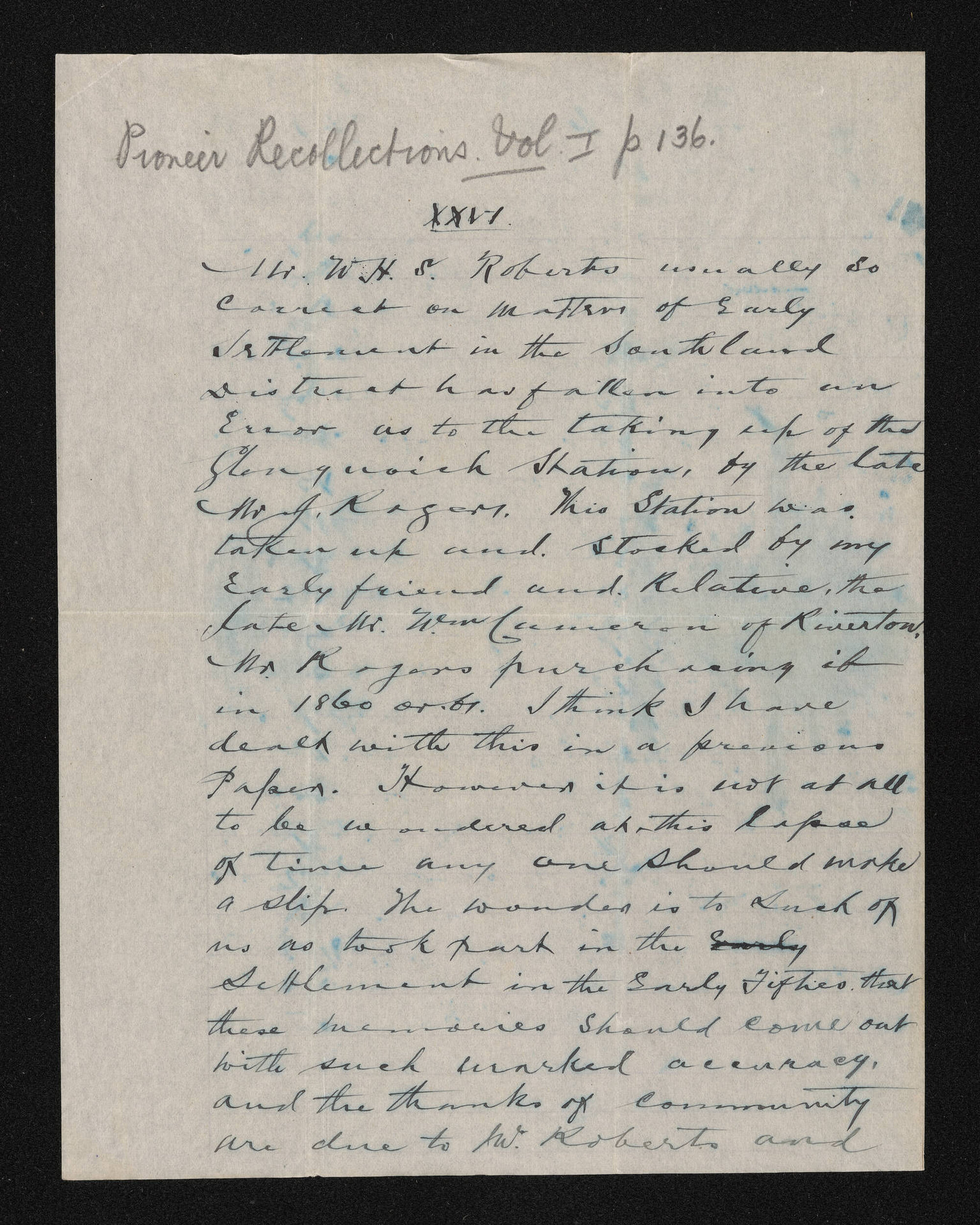 Letter, n.d., from A.A. MacDonald, to Herries Beattie