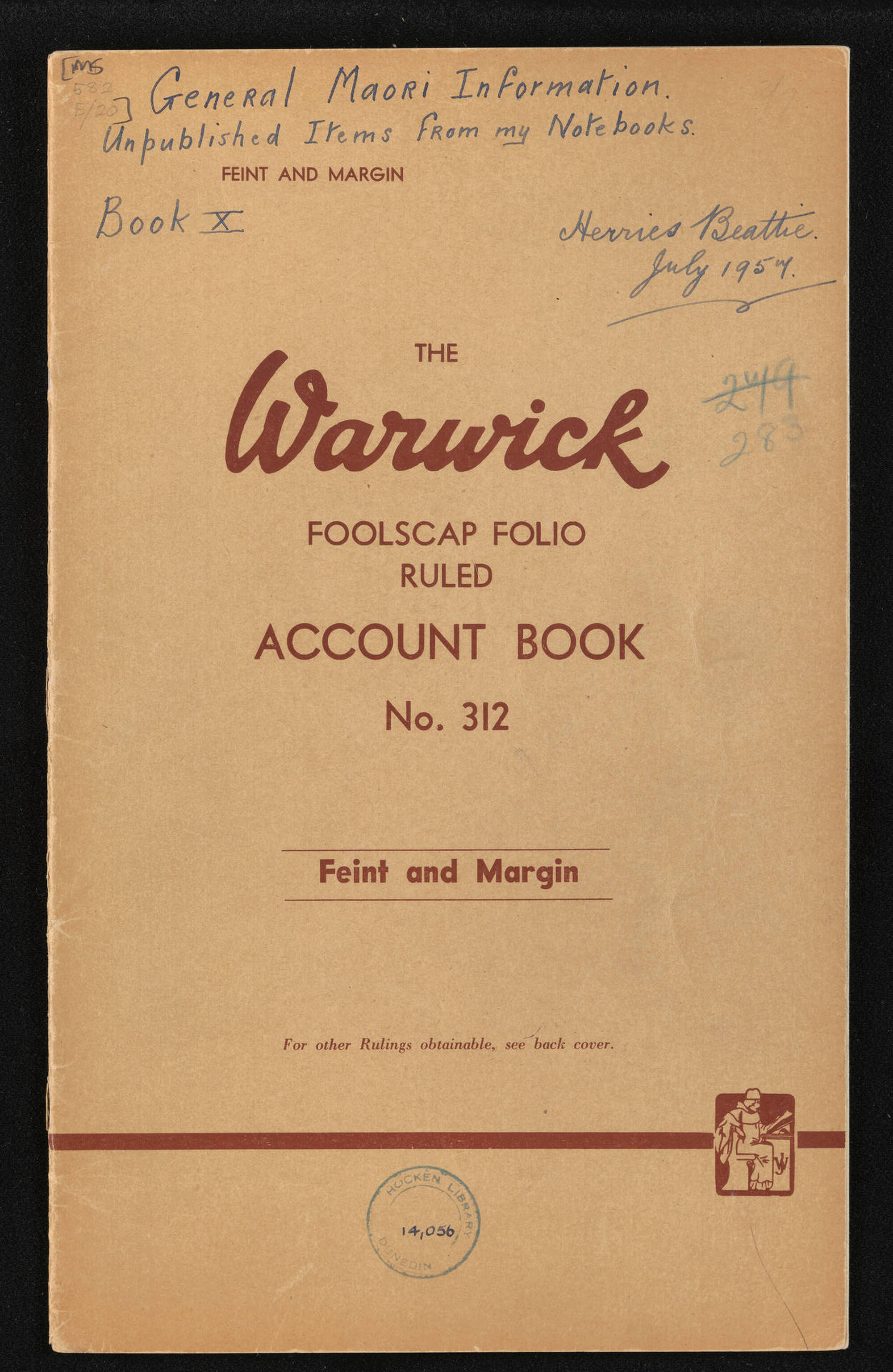 'General Maori information, book 10'