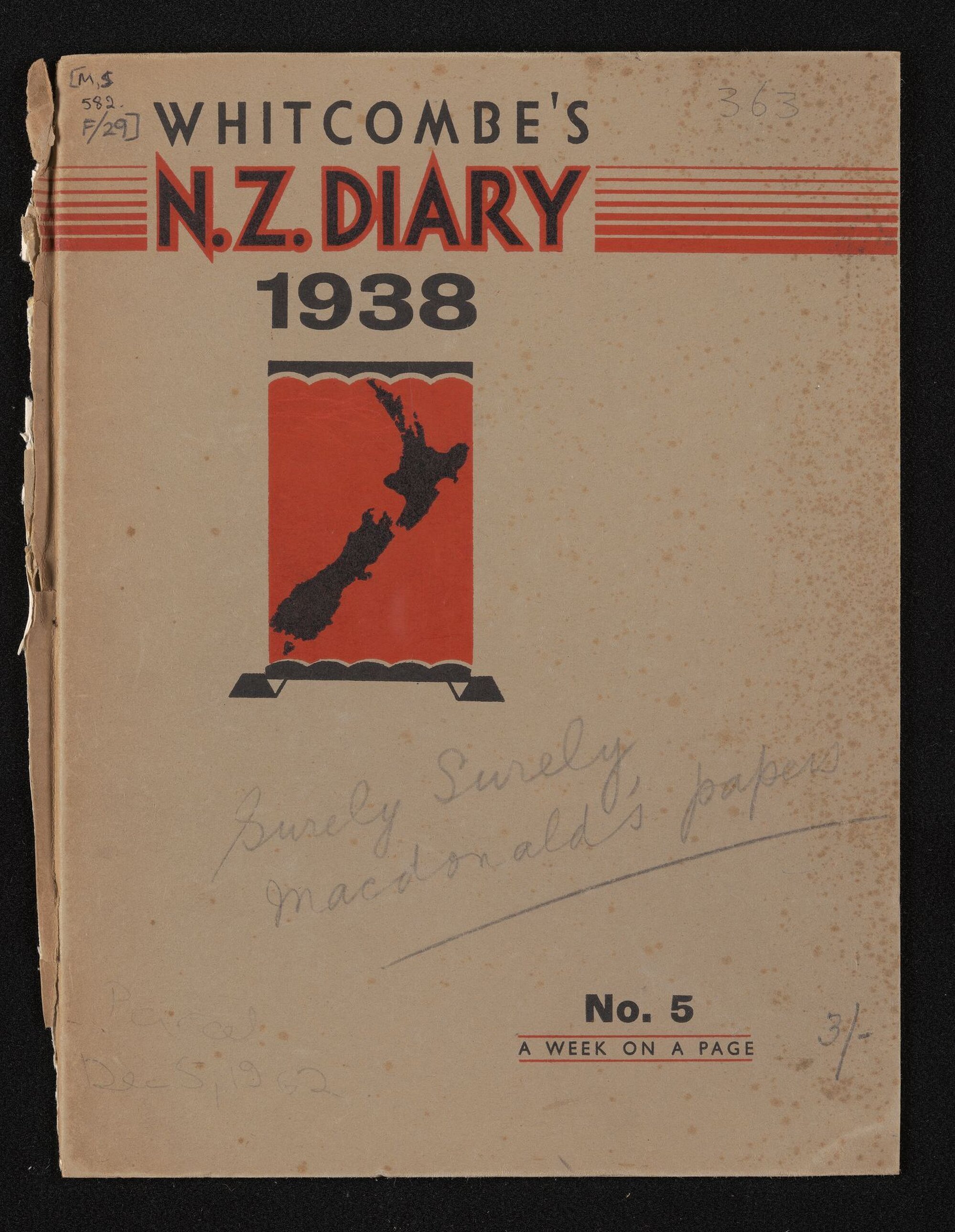Correspondence and papers of 'Surely, surely' Macdonald Sinclair